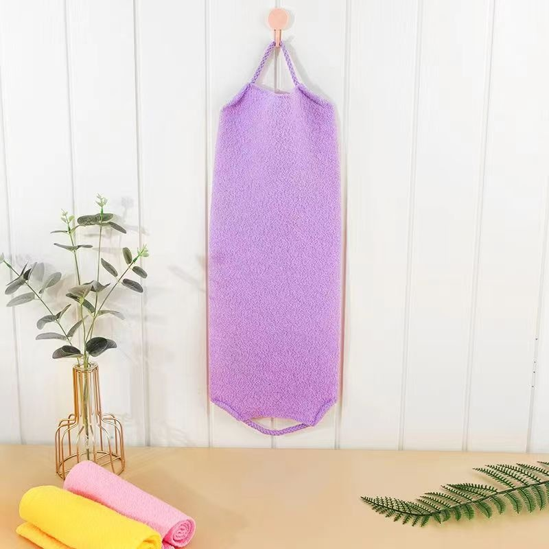 Serviette exfoliante épaissie pour nettoyer le dos