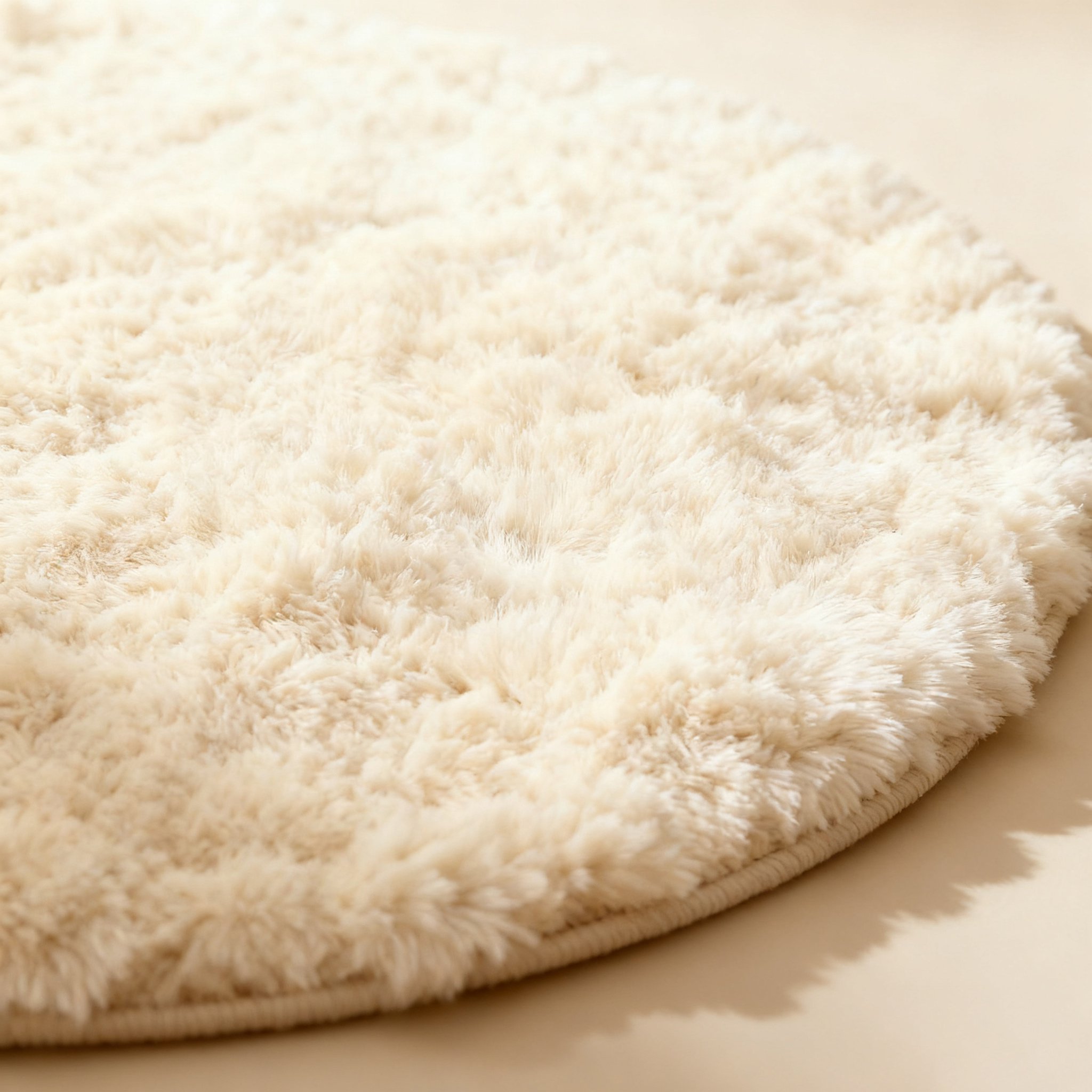 Moderner runder Teppich