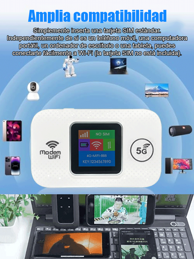 Enrutador inalámbrico portátil WiFi