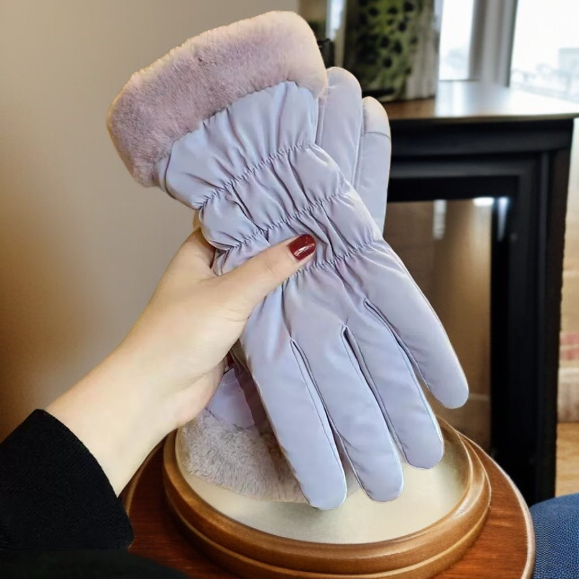 防水タッチスクリーングローブ 