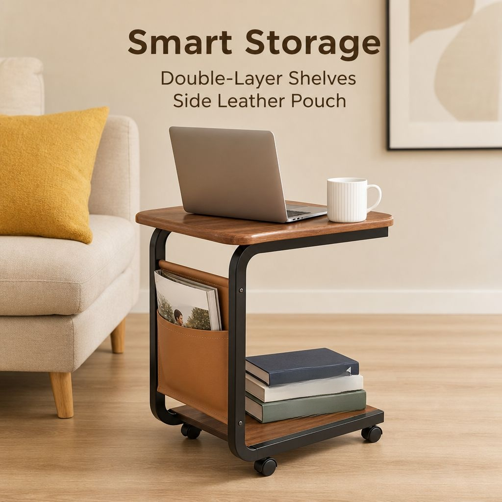 Bedside Storage Shelf Lightweight Luxury Sofa Companion Small Table