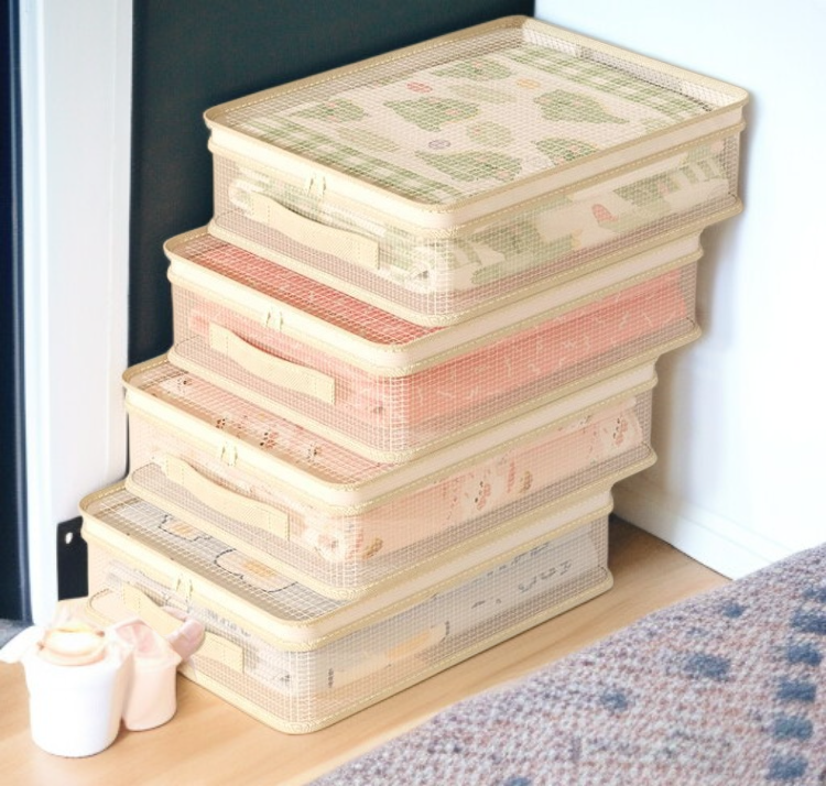 곰팡이 방지 의류 정리 가방 4종 세트 전체 이미지