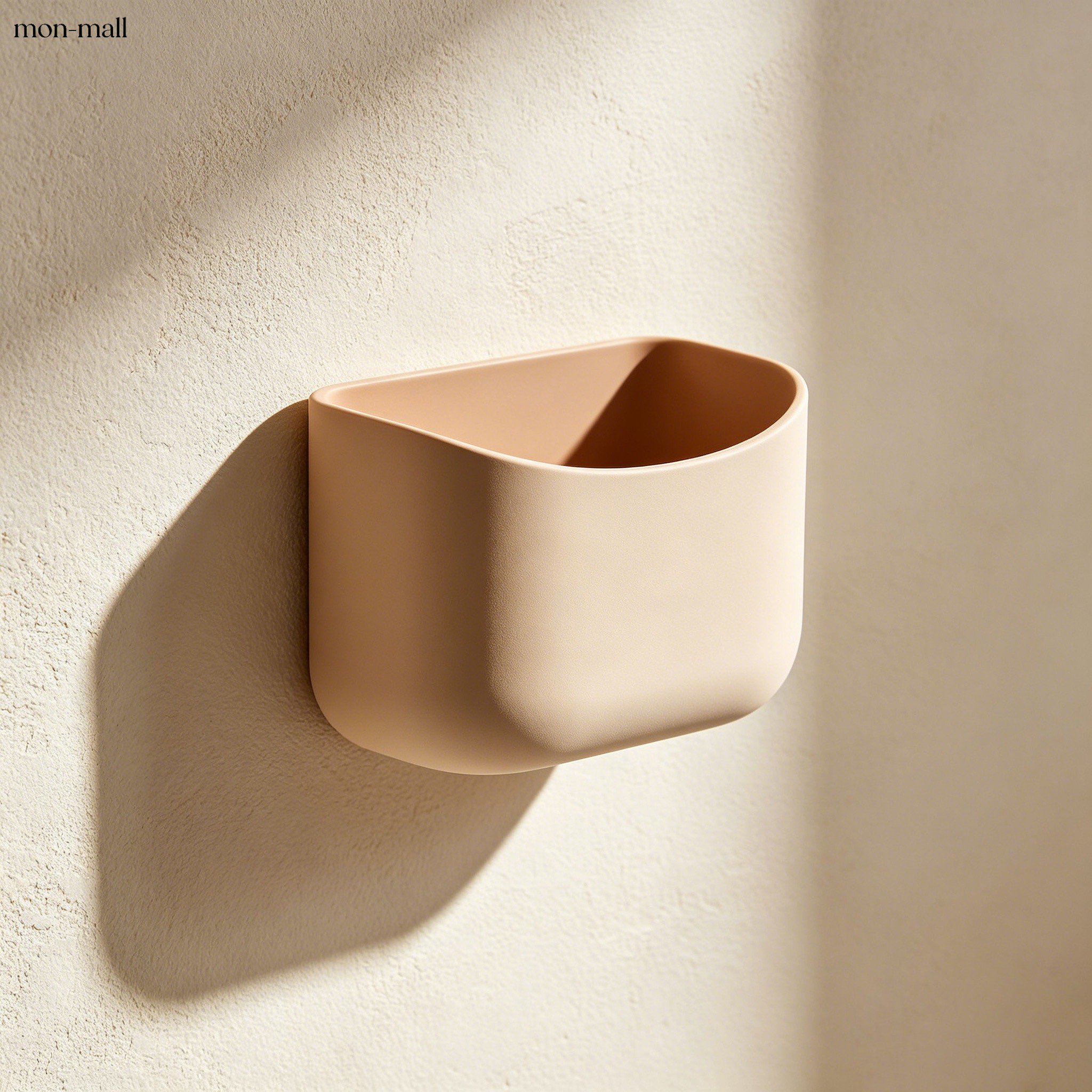 No-drill bedside storage basket