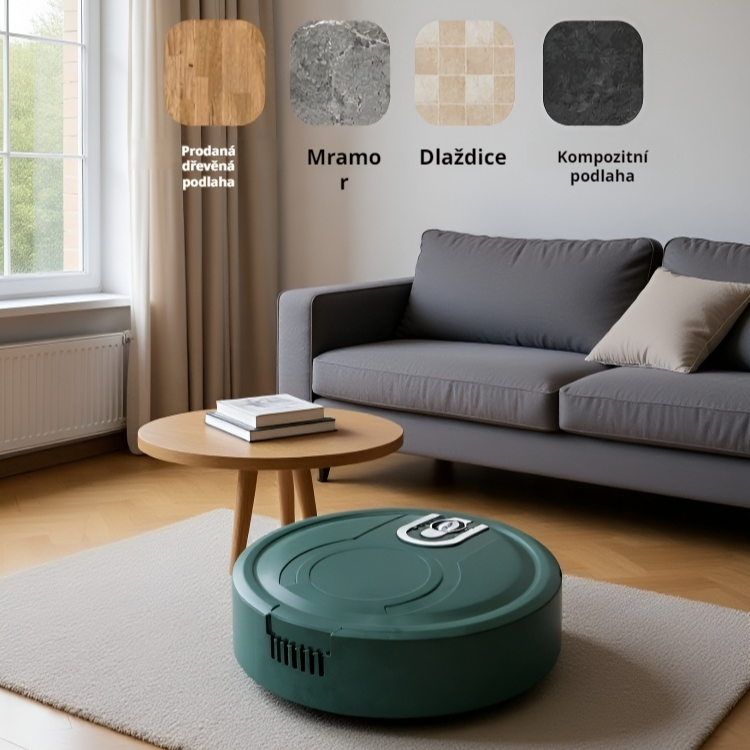Chytrý robotický vysavač 