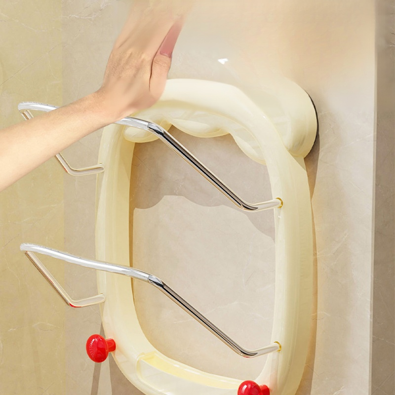 Non perforated double-layer pot lid storage rack