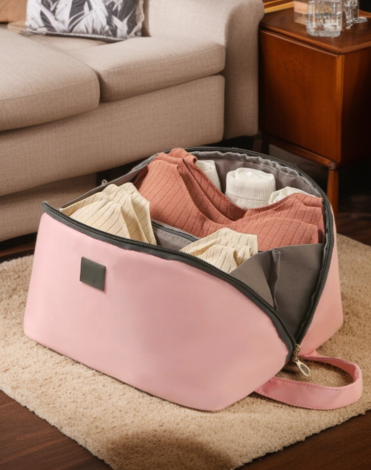 高品質素材の大容量収納バッグ