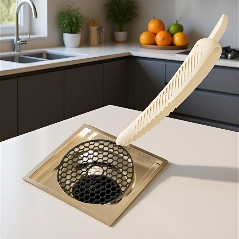 바나나형 인체공학적 디자인의 욕실 집게