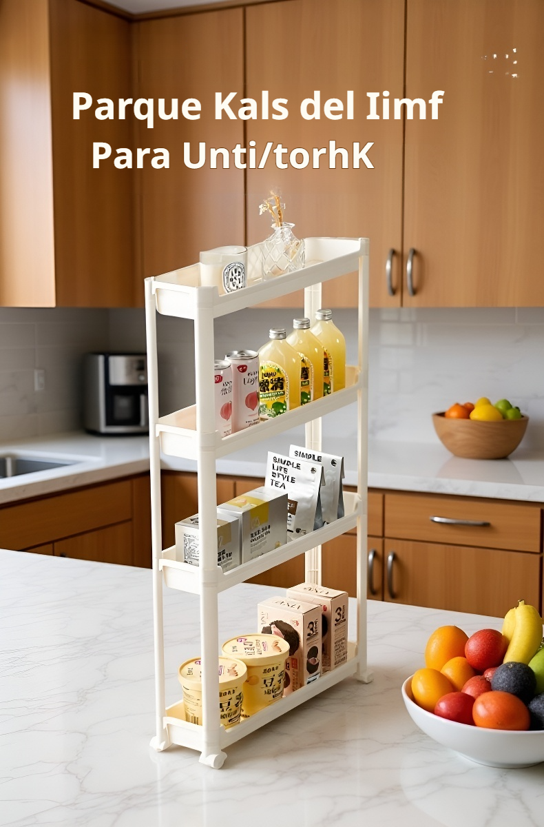 Organizador multifuncional con ruedas fácil de mover