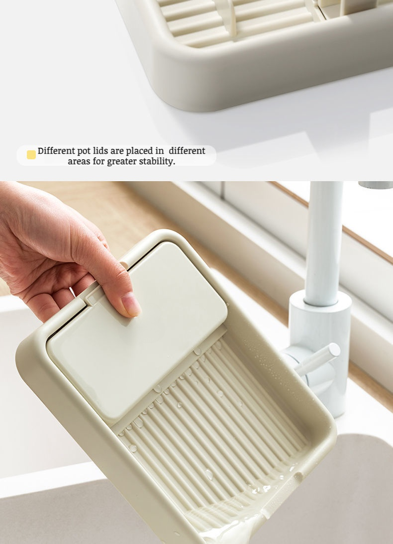 Versatile countertop storage rack for a neat and organized kitchen
