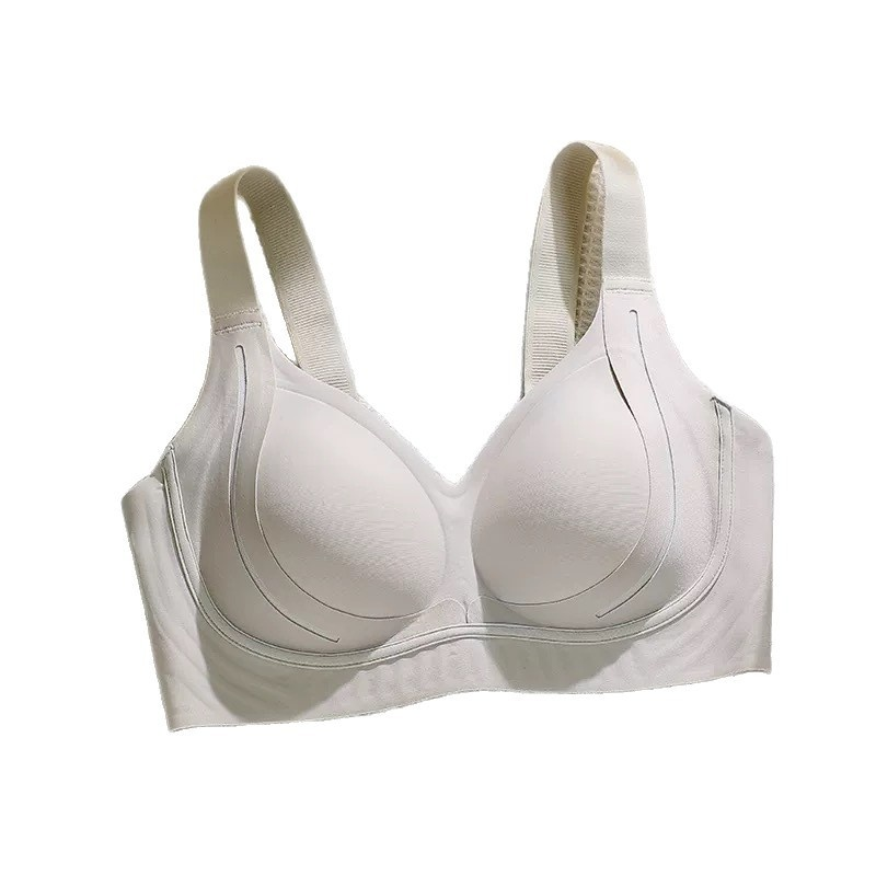 Partitioned Gathered Lifting Wireless Bra