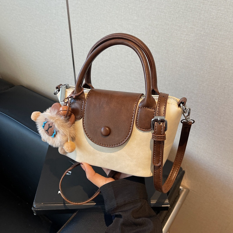 斜挎包包女百搭時尚手提小拎包水桶包