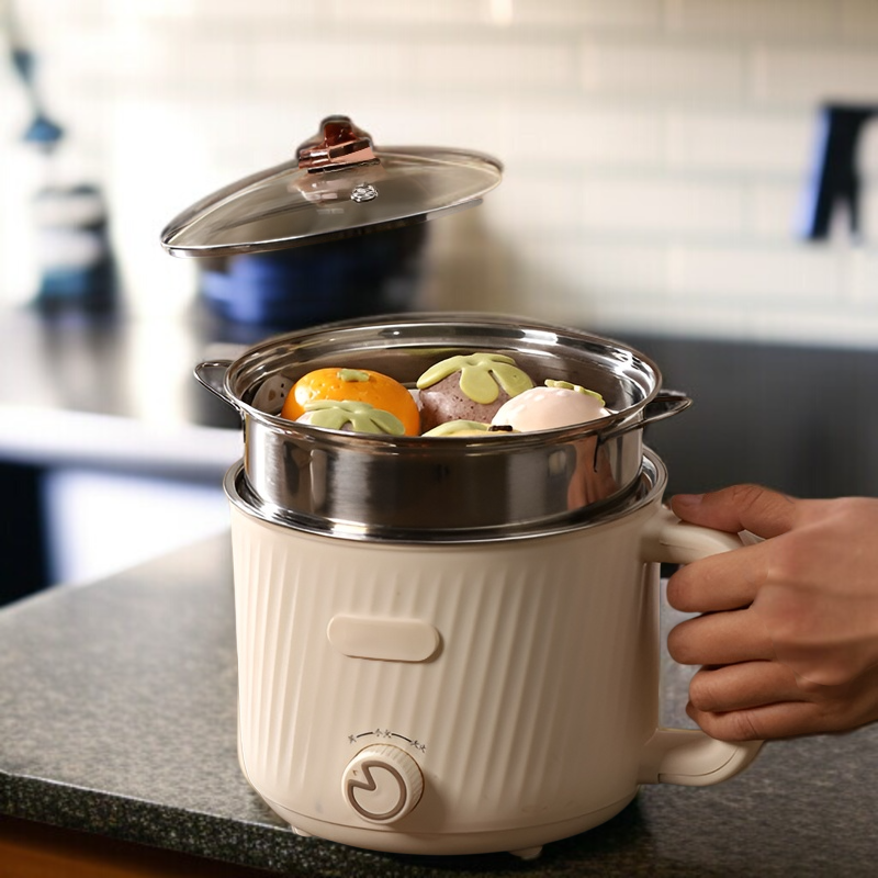 Student dormitory small stainless steel nonstick electric hot pot