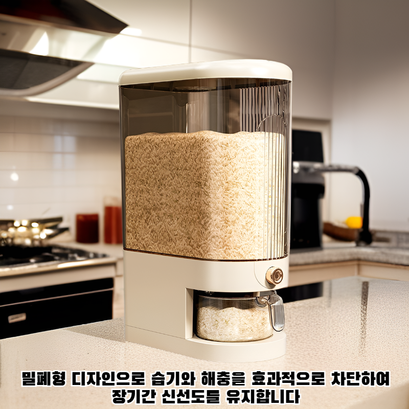 식품 등급의 방습 및 방충 쌀통