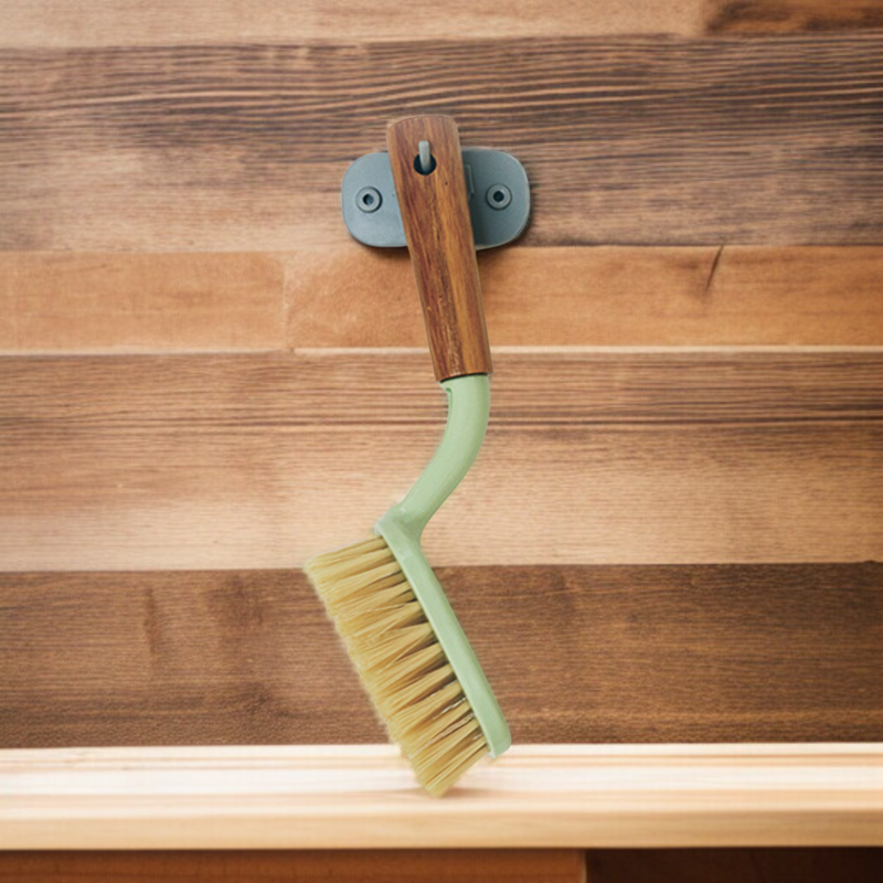 Brosse de nettoyage multifonctionnelle pour évier avec poignée