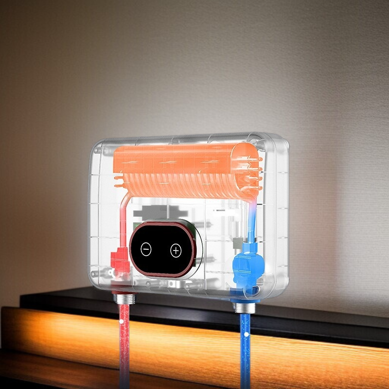 Elektrischer Durchlauferhitzer für die Küche, kein Wasserspeicher, schnelles Aufheizen, kleiner Unte