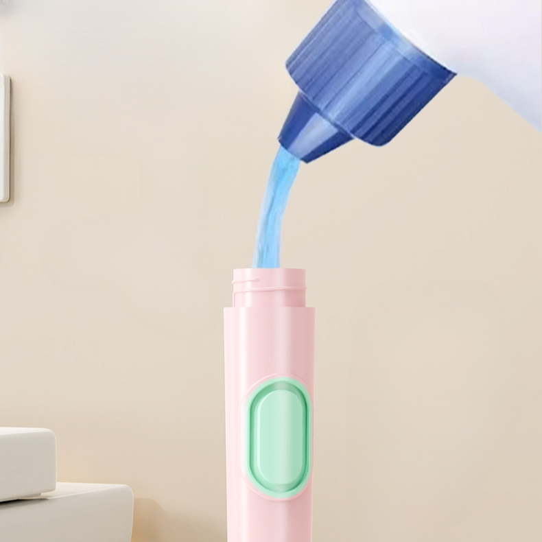 흡착식 액체 겸용 2 in 1 변기 브러쉬