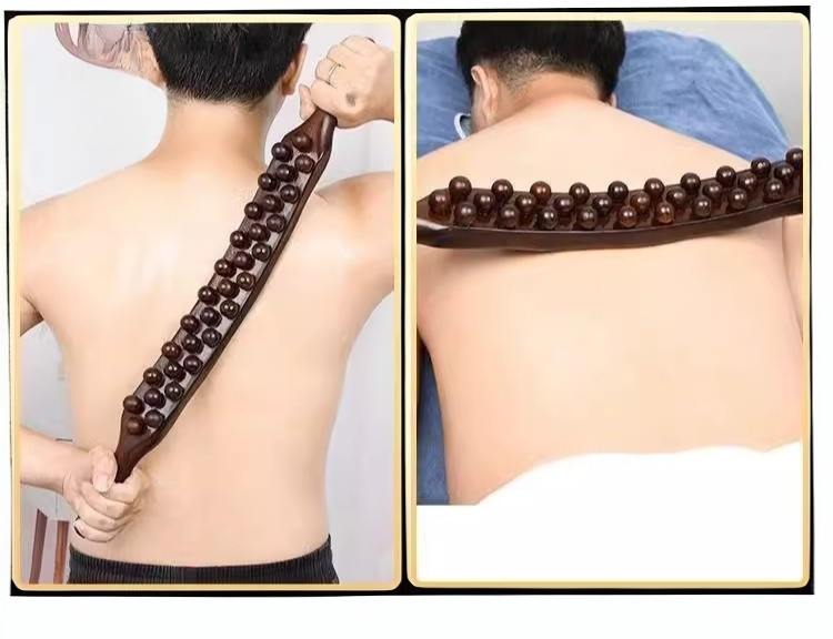 ไม้นวดขูด 35 เม็ดสำหรับนวดตัว