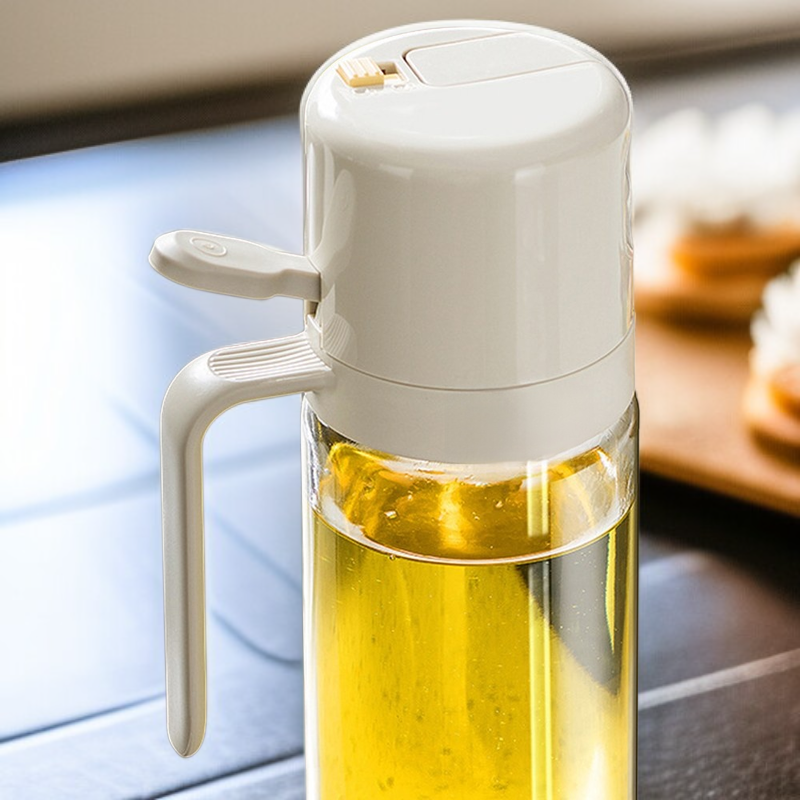 Glass Oil Spray Bottle for Kitchen Home Use