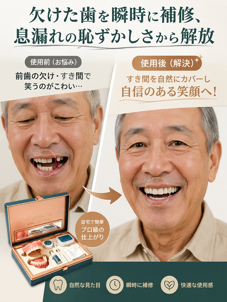【自宅でも本格サロン級！】デンタルケアキット