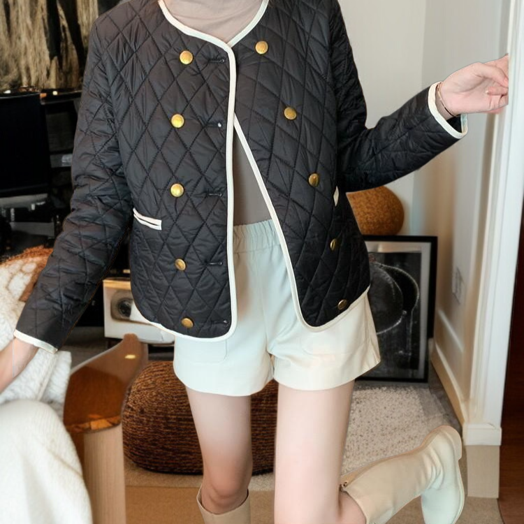 여성 기질 쇼트 패딩 점퍼 라이트 패딩 점퍼