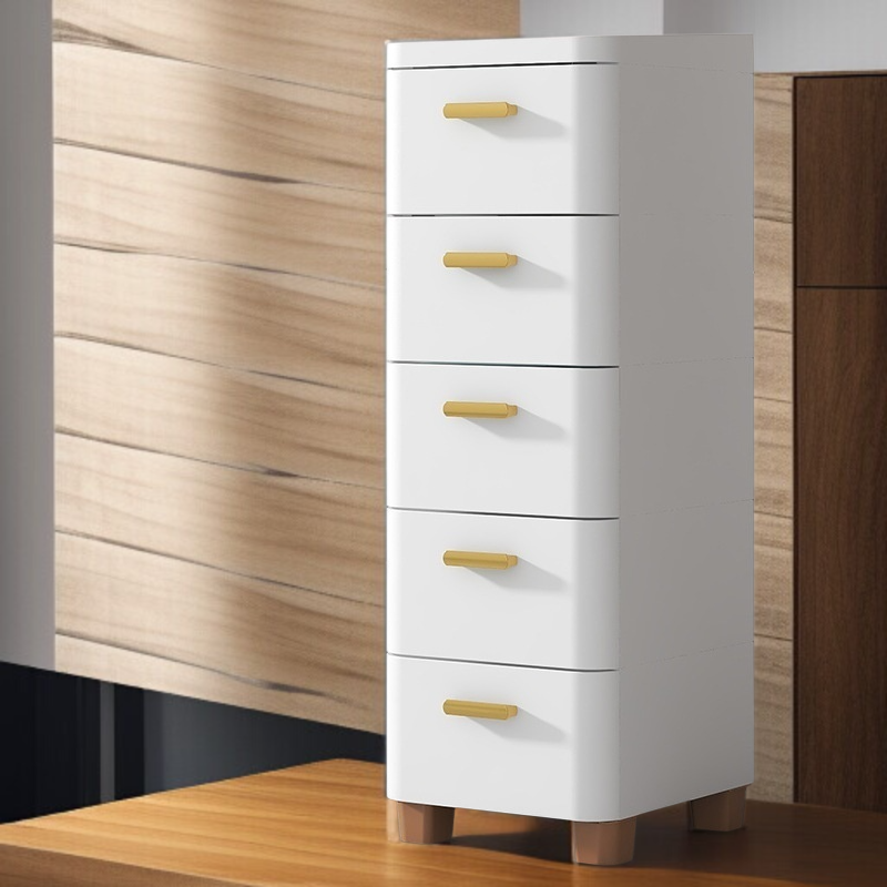 Wielowarstwowa szafka z szufladami do salonu, domowa szafka na szczeliny