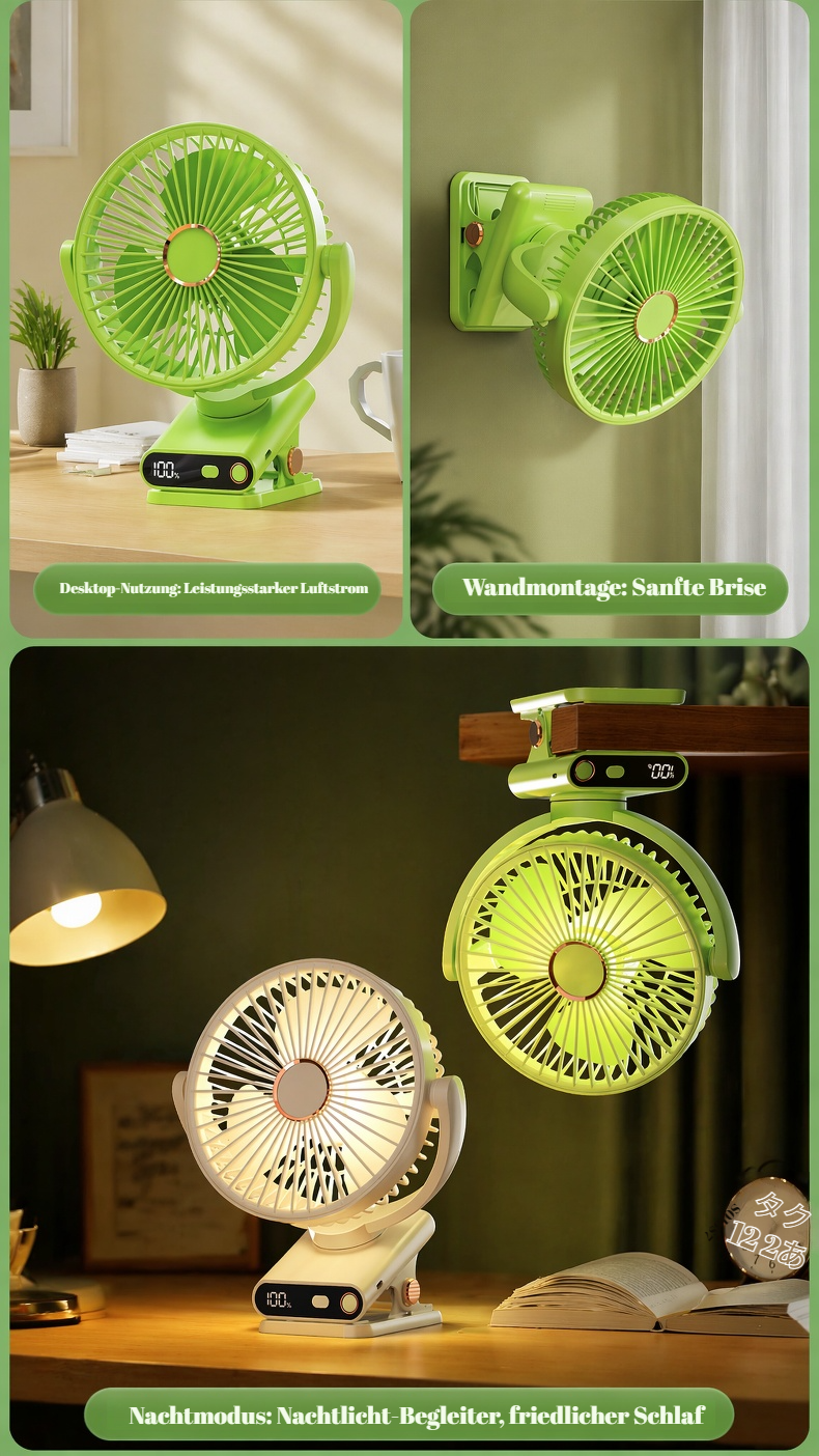 Praktischer USB-Ventilator für Büro und Zuhause