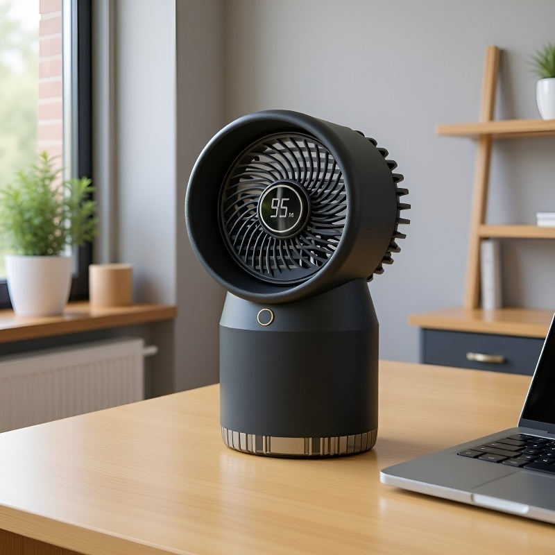 Multifunktionaler Mini-Kühllüfter mit Befeuchter, tragbarer Desktop-Ventilator
