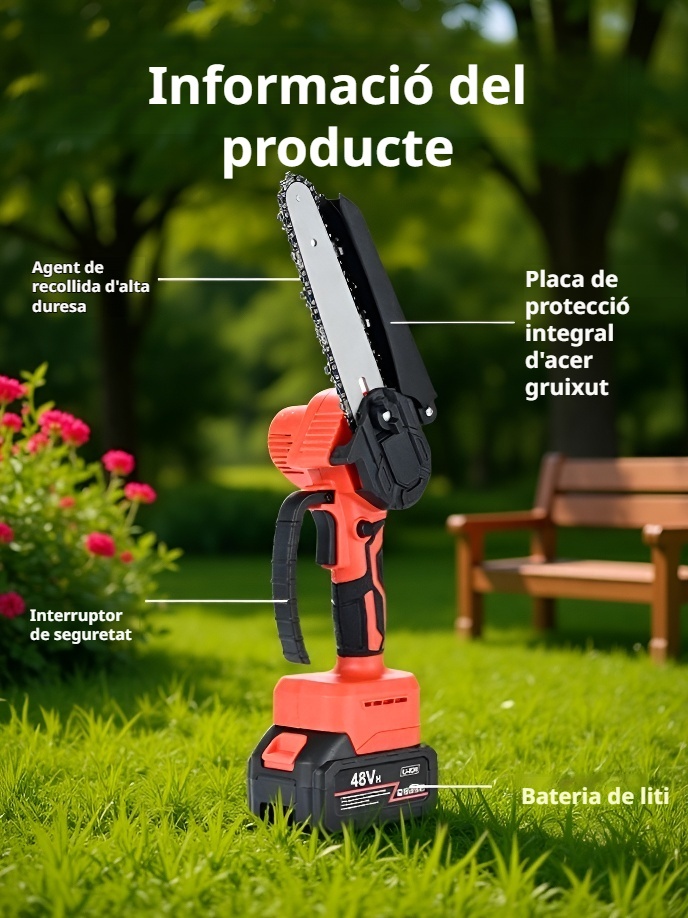 Motoserra sense fils portàtil "Eina de Tala" 