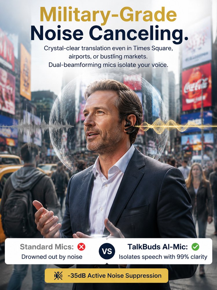 【Simultaneous Interpretation, Forever Free】Bone Conduction AI Translation Earphones