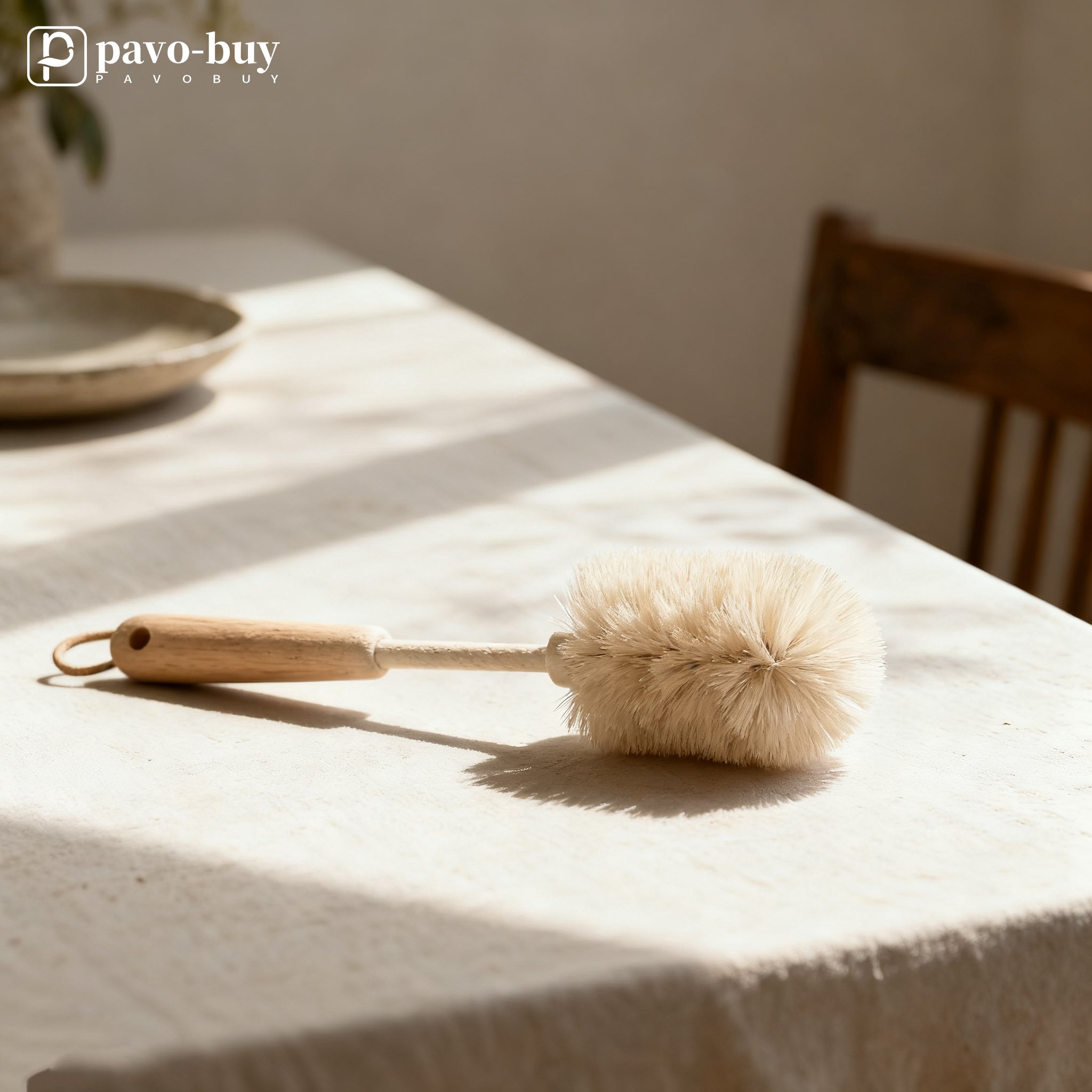 긴손잡이 컵 세척 브러쉬 전체 모습