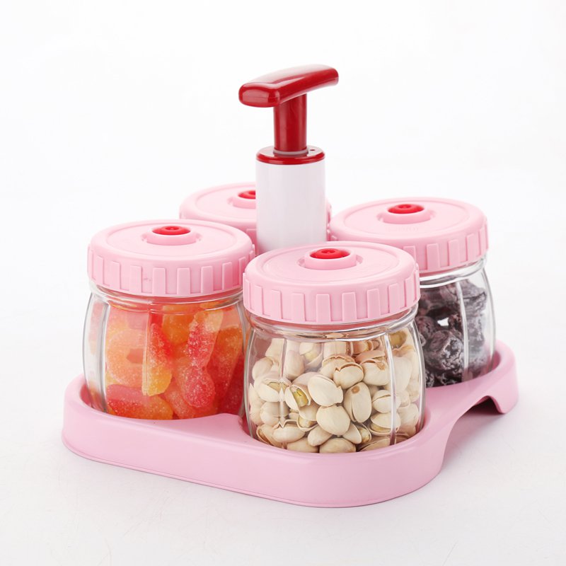 Vacuum Sealed Glass Storage Jar