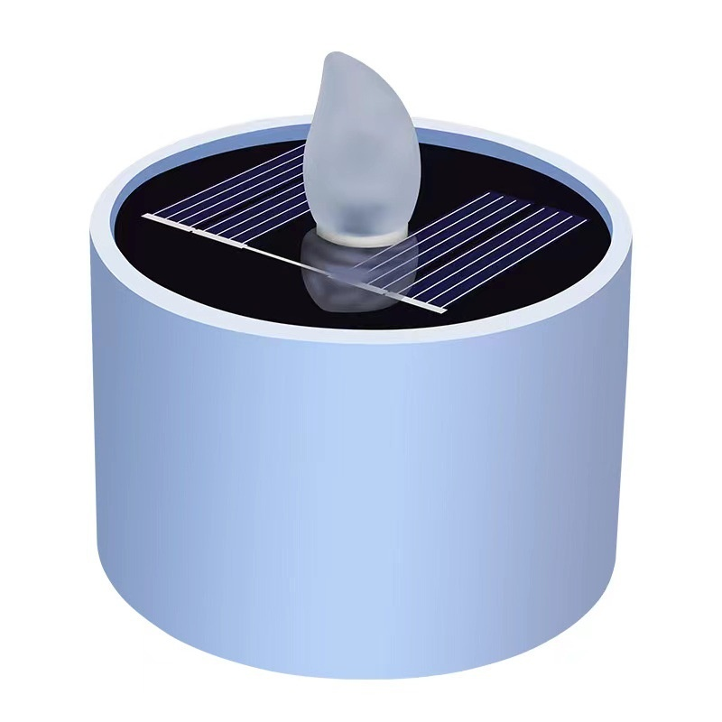 Solar Desktop Night Light Decorative Candle Lamp Atmosphere Light