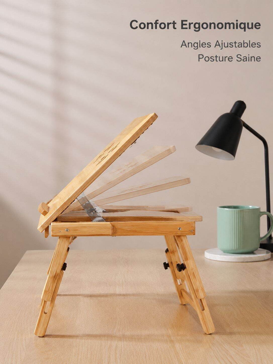 Bureau pliant portable pour ordinateur portable