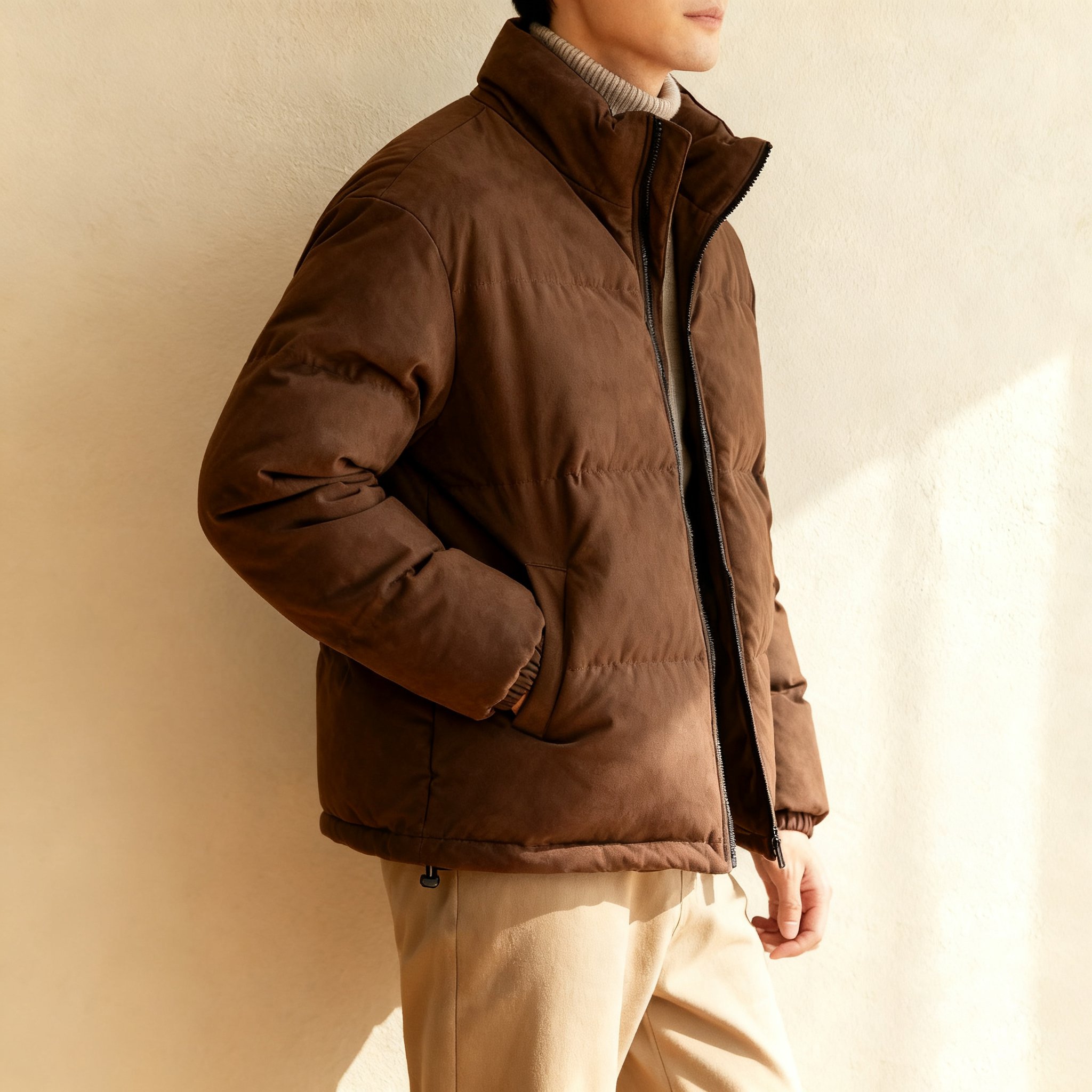 メンズコットンパーカー