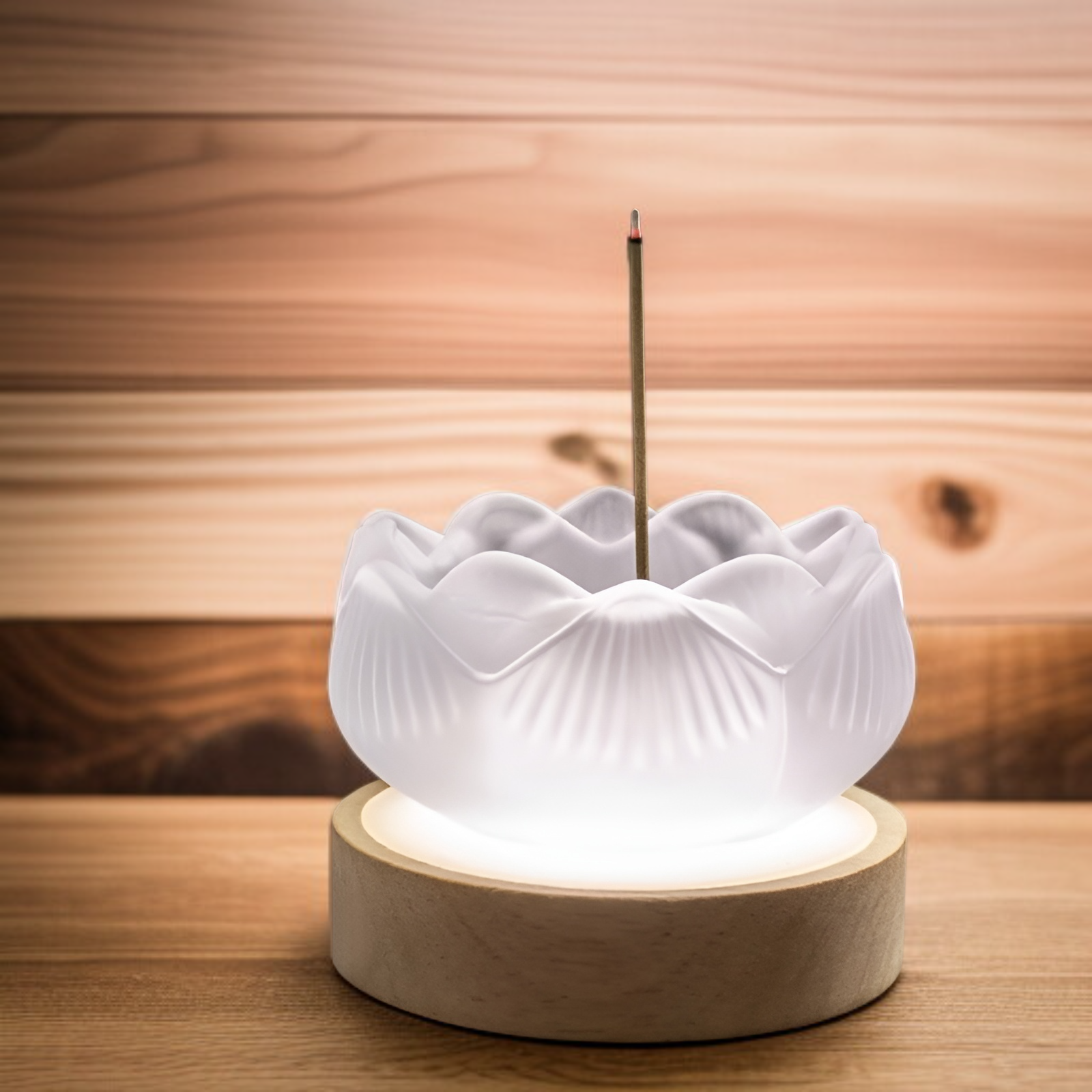 크리에이티브 크리스탈 연꽃 향꽂이