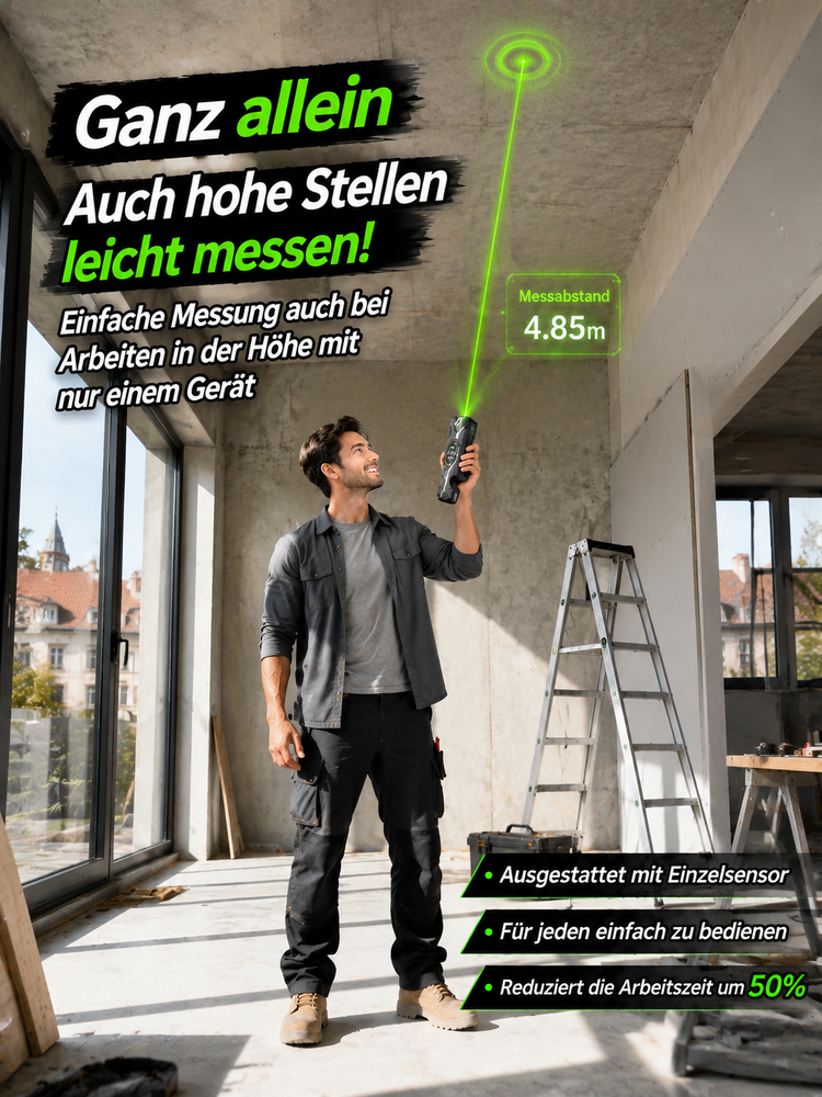 2-in-1-Laser-Entfernungsmesser