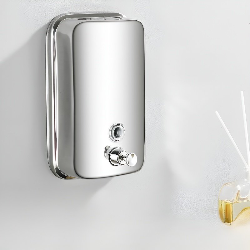 Dávkovač dezinfekce na ruce z nerezové oceli bez vrtání