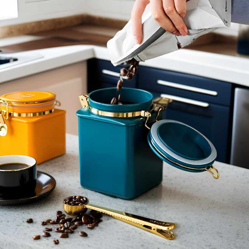 Latas de café contenedores herméticos