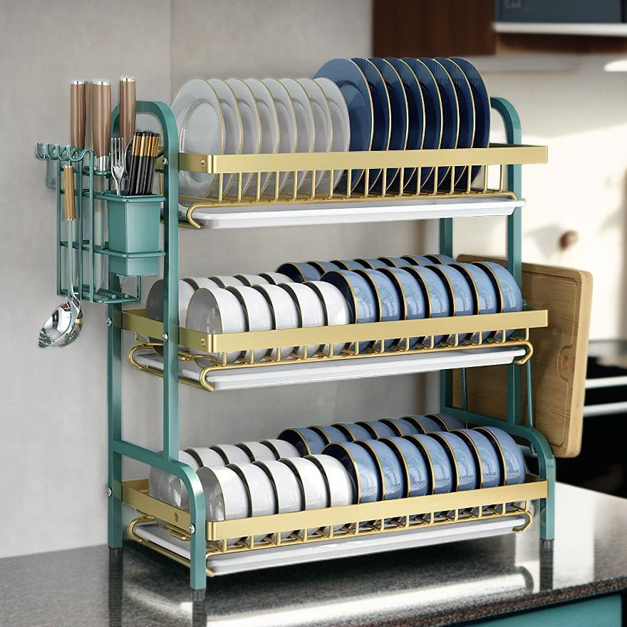 프리미엄 대형 주방 식기 건조대