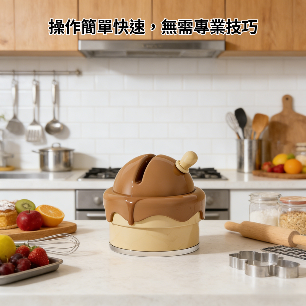 多功能吸盤式冰淇淋磨刀器