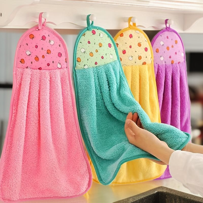 可掛式珊瑚絨擦手巾