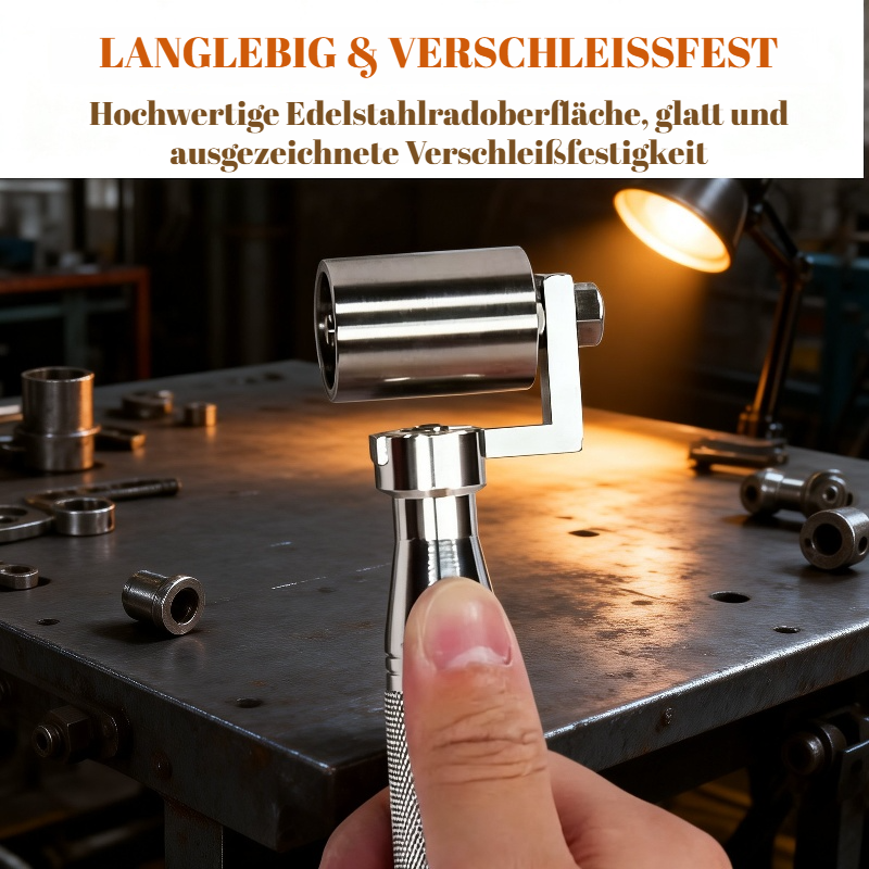 Edelstahl-Wandtapeten-Andruckrolle für Zuhause