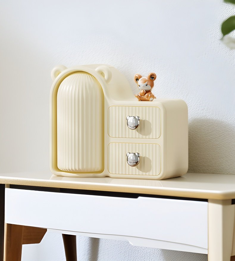 منظم مستحضرات التجميل الدوار لتسهيل الوصول