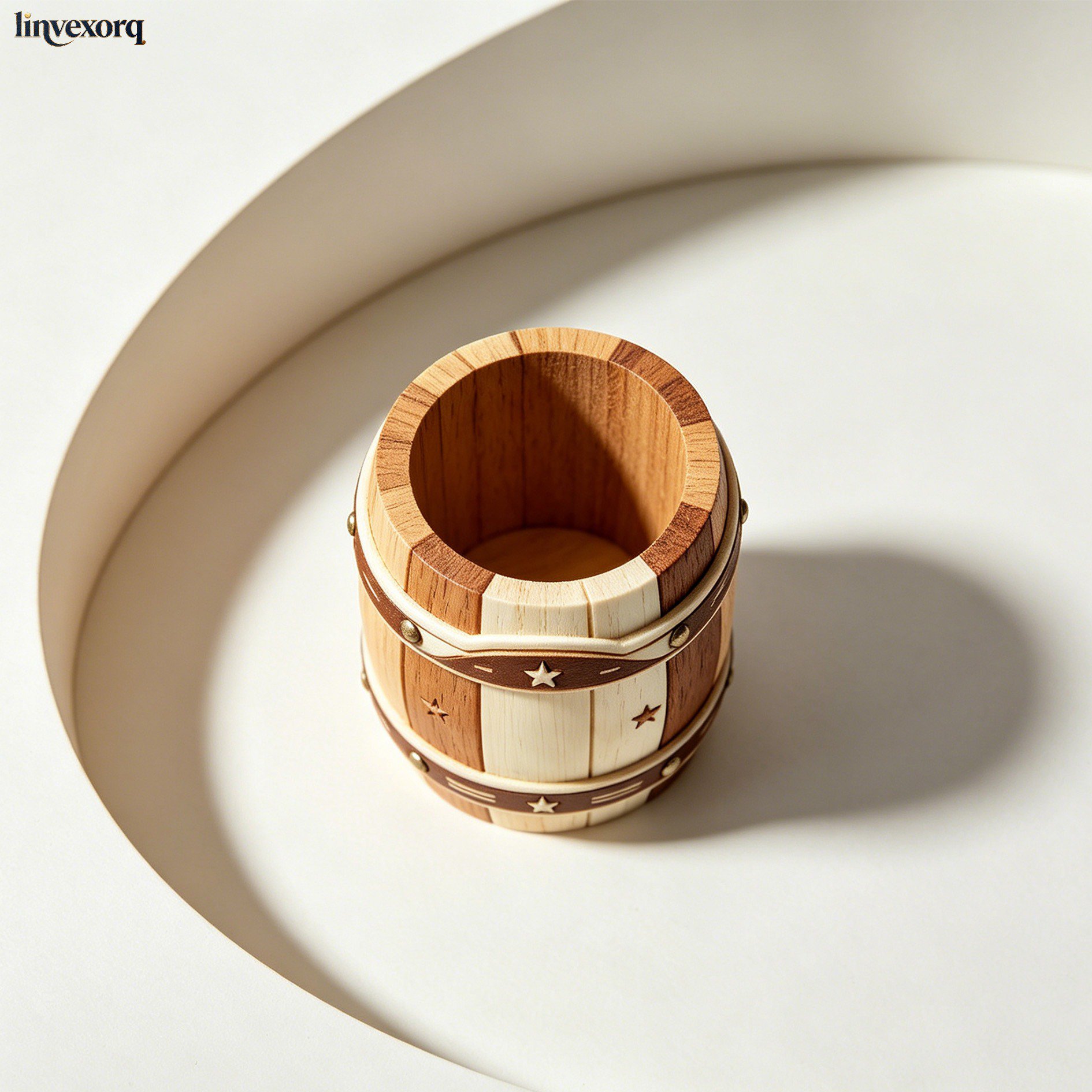 Wooden pen holders (5)