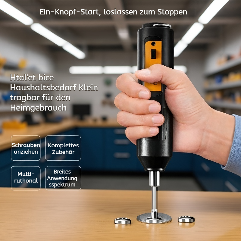 Wiederaufladbarer Mini-Elektroschraubendreher für den Hausgebrauch