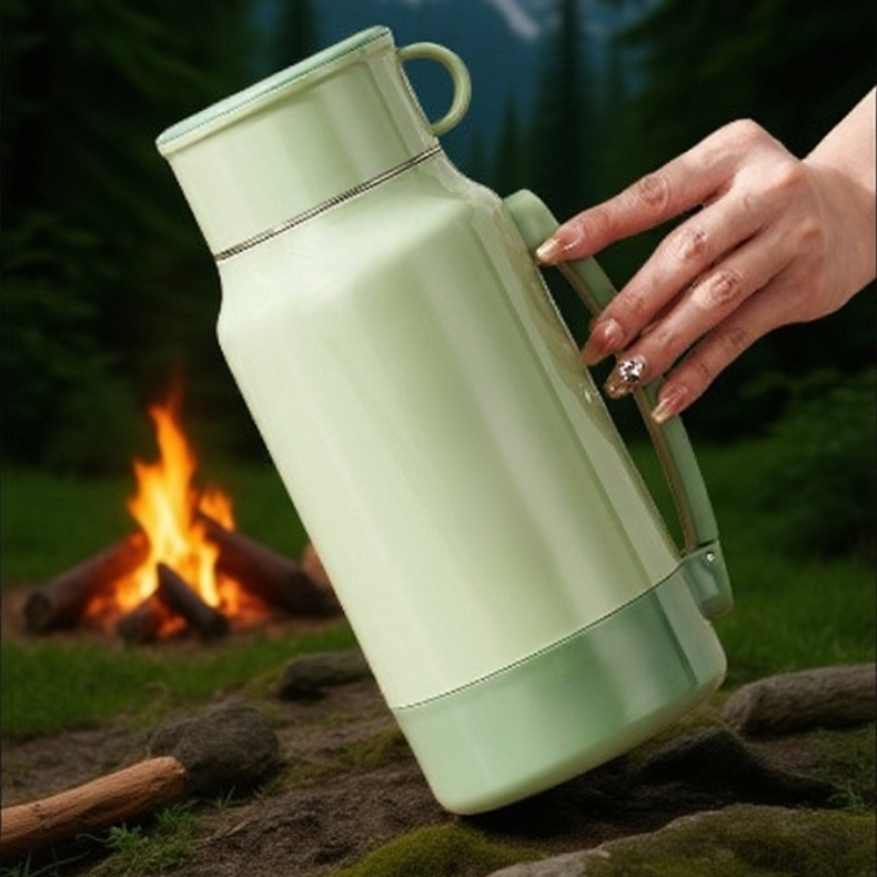 コンパクトなデザインの携帯ケトル