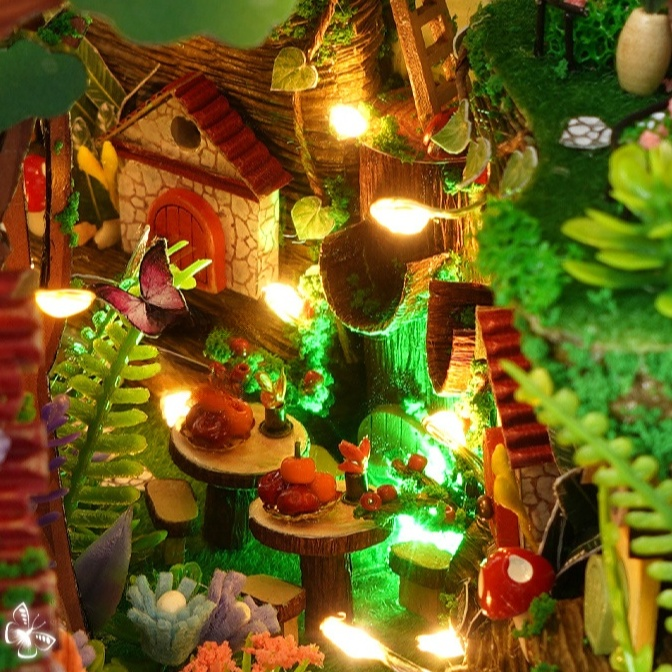 手作りミニチュアハウス模型