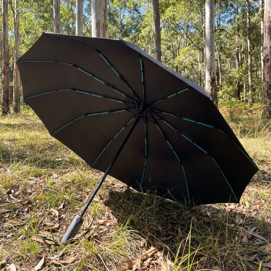 強風にも耐える頑丈な傘のフレーム