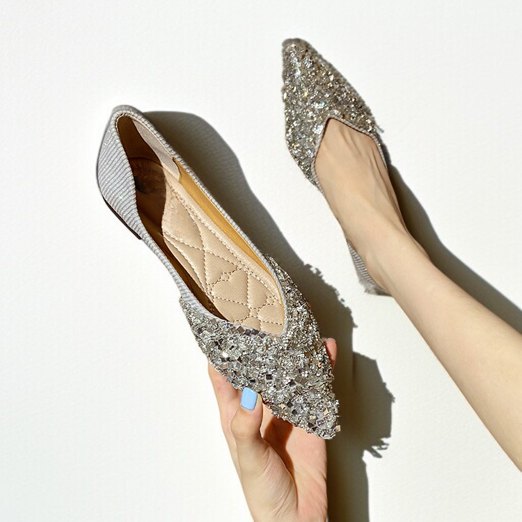 패션 스틸레토 스틸레토 반짝이 의상 코디 스틸레토 패션