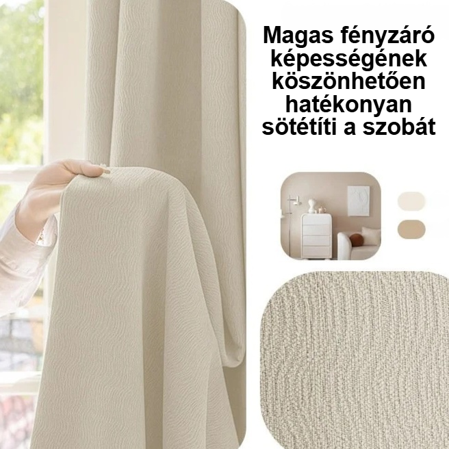 Chenille magas sötétítő függönyök